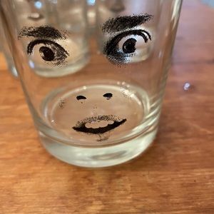 Fun highball bar glasses